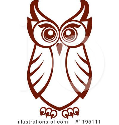 Royalty-Free (RF) Owl Clipart Illustration by Vector Tradition SM - Stock Sample #1195111