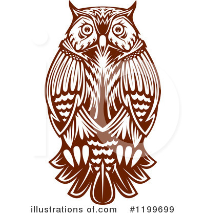 Royalty-Free (RF) Owl Clipart Illustration by Vector Tradition SM - Stock Sample #1199699