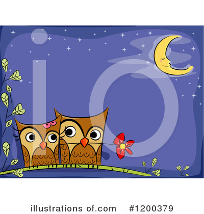 Royalty-Free (RF) Owl Clipart Illustration by BNP Design Studio - Stock Sample #1200379