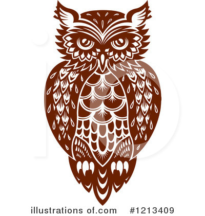 Royalty-Free (RF) Owl Clipart Illustration by Vector Tradition SM - Stock Sample #1213409