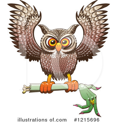 Owl Clipart #1215696 by Zooco