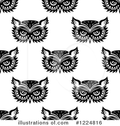 Royalty-Free (RF) Owl Clipart Illustration by Vector Tradition SM - Stock Sample #1224816