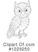 Owl Clipart #1229250 by Alex Bannykh