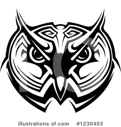 Royalty-Free (RF) Owl Clipart Illustration by Vector Tradition SM - Stock Sample #1230403