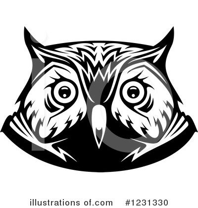 Royalty-Free (RF) Owl Clipart Illustration by Vector Tradition SM - Stock Sample #1231330