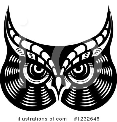 Royalty-Free (RF) Owl Clipart Illustration by Vector Tradition SM - Stock Sample #1232646