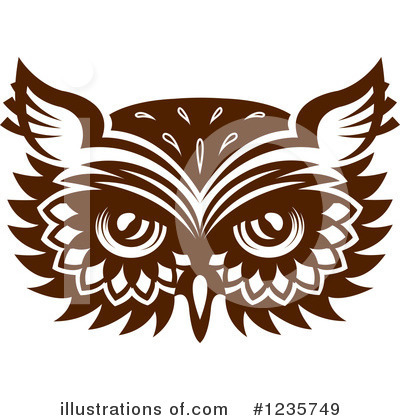 Royalty-Free (RF) Owl Clipart Illustration by Vector Tradition SM - Stock Sample #1235749
