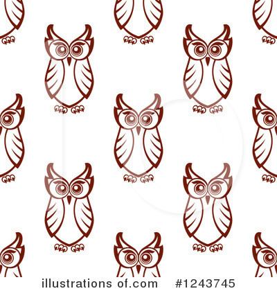 Royalty-Free (RF) Owl Clipart Illustration by Vector Tradition SM - Stock Sample #1243745