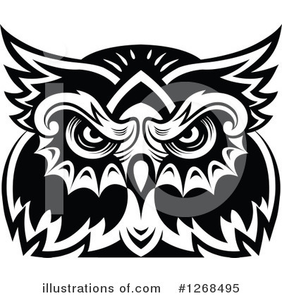Royalty-Free (RF) Owl Clipart Illustration by Vector Tradition SM - Stock Sample #1268495