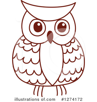 Royalty-Free (RF) Owl Clipart Illustration by Vector Tradition SM - Stock Sample #1274172