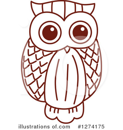 Royalty-Free (RF) Owl Clipart Illustration by Vector Tradition SM - Stock Sample #1274175