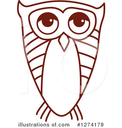Royalty-Free (RF) Owl Clipart Illustration by Vector Tradition SM - Stock Sample #1274178