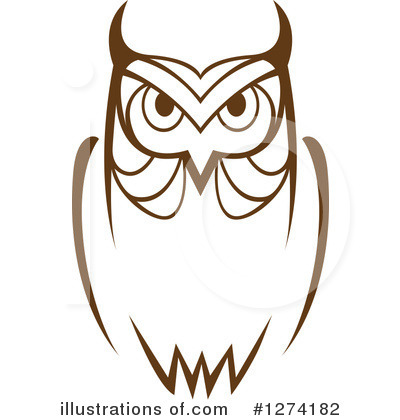 Royalty-Free (RF) Owl Clipart Illustration by Vector Tradition SM - Stock Sample #1274182