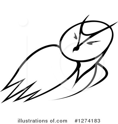 Royalty-Free (RF) Owl Clipart Illustration by Vector Tradition SM - Stock Sample #1274183