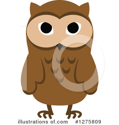 Royalty-Free (RF) Owl Clipart Illustration by Vector Tradition SM - Stock Sample #1275809