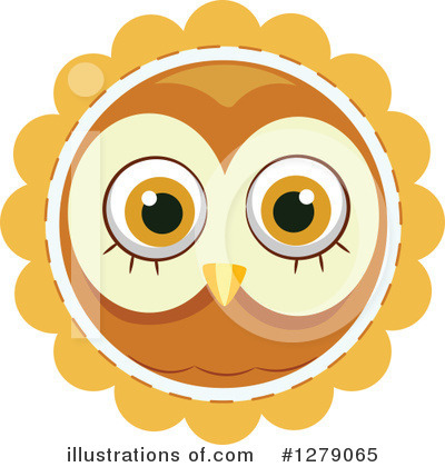 Royalty-Free (RF) Owl Clipart Illustration by BNP Design Studio - Stock Sample #1279065