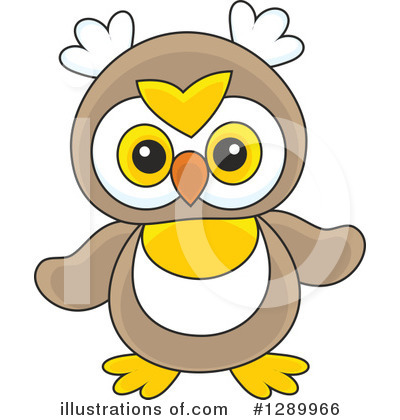 Royalty-Free (RF) Owl Clipart Illustration by Alex Bannykh - Stock Sample #1289966