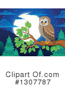 Owl Clipart #1307787 by visekart