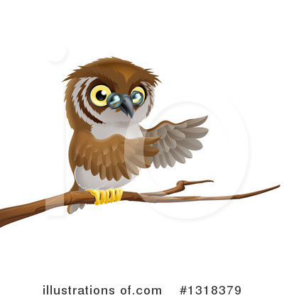 Owl Clipart #1318379 by AtStockIllustration
