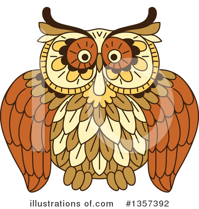 Royalty-Free (RF) Owl Clipart Illustration by Vector Tradition SM - Stock Sample #1357392