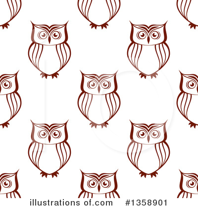 Royalty-Free (RF) Owl Clipart Illustration by Vector Tradition SM - Stock Sample #1358901