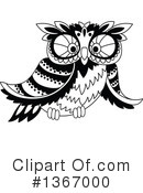 Owl Clipart #1367000 by Vector Tradition SM