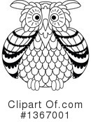 Owl Clipart #1367001 by Vector Tradition SM