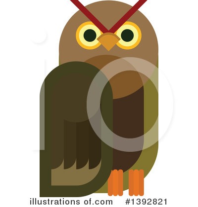 Royalty-Free (RF) Owl Clipart Illustration by Vector Tradition SM - Stock Sample #1392821