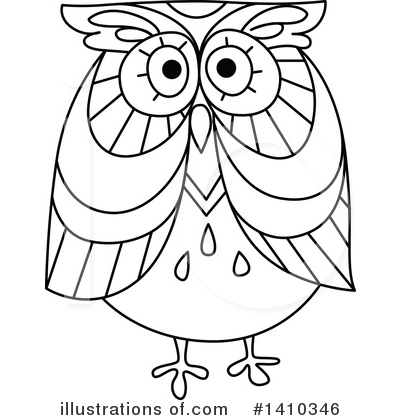 Royalty-Free (RF) Owl Clipart Illustration by Vector Tradition SM - Stock Sample #1410346