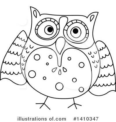 Royalty-Free (RF) Owl Clipart Illustration by Vector Tradition SM - Stock Sample #1410347