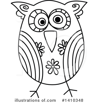 Royalty-Free (RF) Owl Clipart Illustration by Vector Tradition SM - Stock Sample #1410348