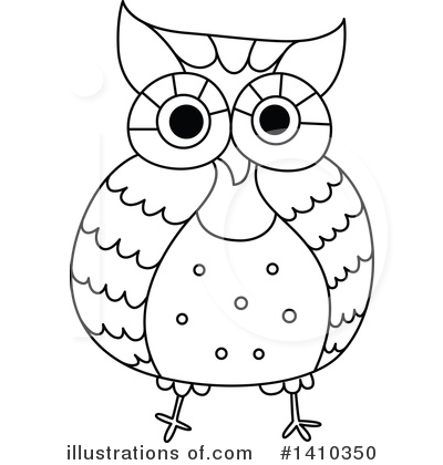 Royalty-Free (RF) Owl Clipart Illustration by Vector Tradition SM - Stock Sample #1410350