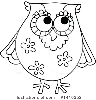 Royalty-Free (RF) Owl Clipart Illustration by Vector Tradition SM - Stock Sample #1410352