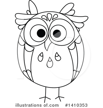 Royalty-Free (RF) Owl Clipart Illustration by Vector Tradition SM - Stock Sample #1410353