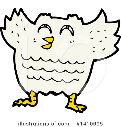 Royalty-Free (RF) Owl Clipart Illustration by lineartestpilot - Stock Sample #1410695