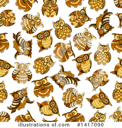Royalty-Free (RF) Owl Clipart Illustration by Vector Tradition SM - Stock Sample #1417090
