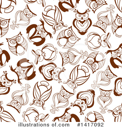Royalty-Free (RF) Owl Clipart Illustration by Vector Tradition SM - Stock Sample #1417092