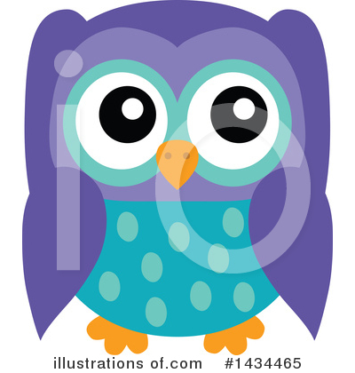 Royalty-Free (RF) Owl Clipart Illustration by visekart - Stock Sample #1434465