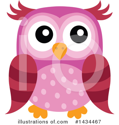 Royalty-Free (RF) Owl Clipart Illustration by visekart - Stock Sample #1434467