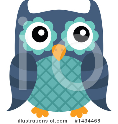 Royalty-Free (RF) Owl Clipart Illustration by visekart - Stock Sample #1434468