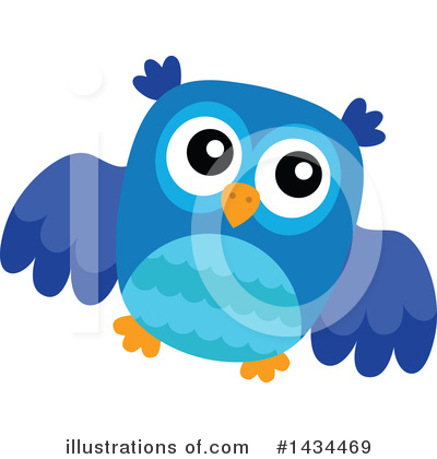 Royalty-Free (RF) Owl Clipart Illustration by visekart - Stock Sample #1434469