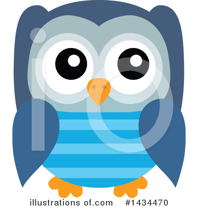 Royalty-Free (RF) Owl Clipart Illustration by visekart - Stock Sample #1434470