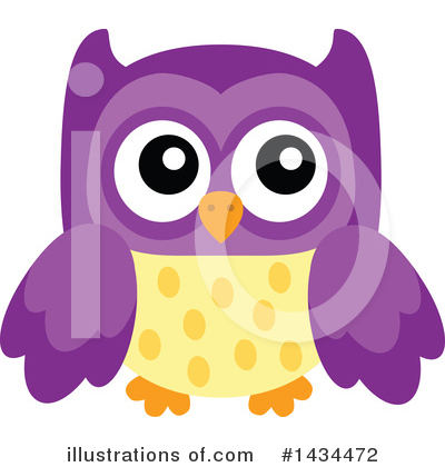 Royalty-Free (RF) Owl Clipart Illustration by visekart - Stock Sample #1434472