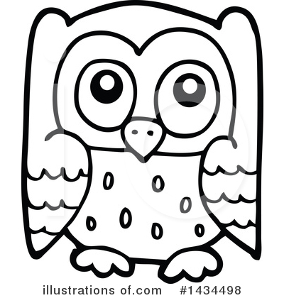 Royalty-Free (RF) Owl Clipart Illustration by visekart - Stock Sample #1434498