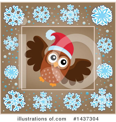 Royalty-Free (RF) Owl Clipart Illustration by visekart - Stock Sample #1437304