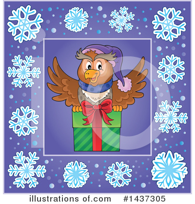 Royalty-Free (RF) Owl Clipart Illustration by visekart - Stock Sample #1437305