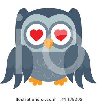 Royalty-Free (RF) Owl Clipart Illustration by visekart - Stock Sample #1439202