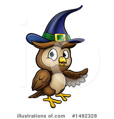 Owl Clipart #1482328 by AtStockIllustration