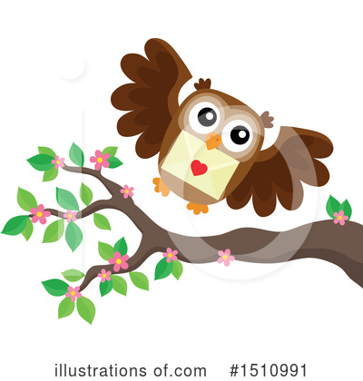 Royalty-Free (RF) Owl Clipart Illustration by visekart - Stock Sample #1510991