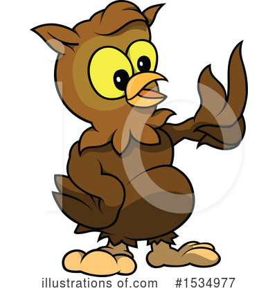 Royalty-Free (RF) Owl Clipart Illustration by dero - Stock Sample #1534977